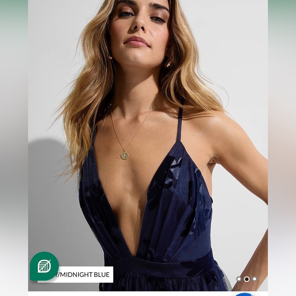 Simon’s Flocked Velvet Dress